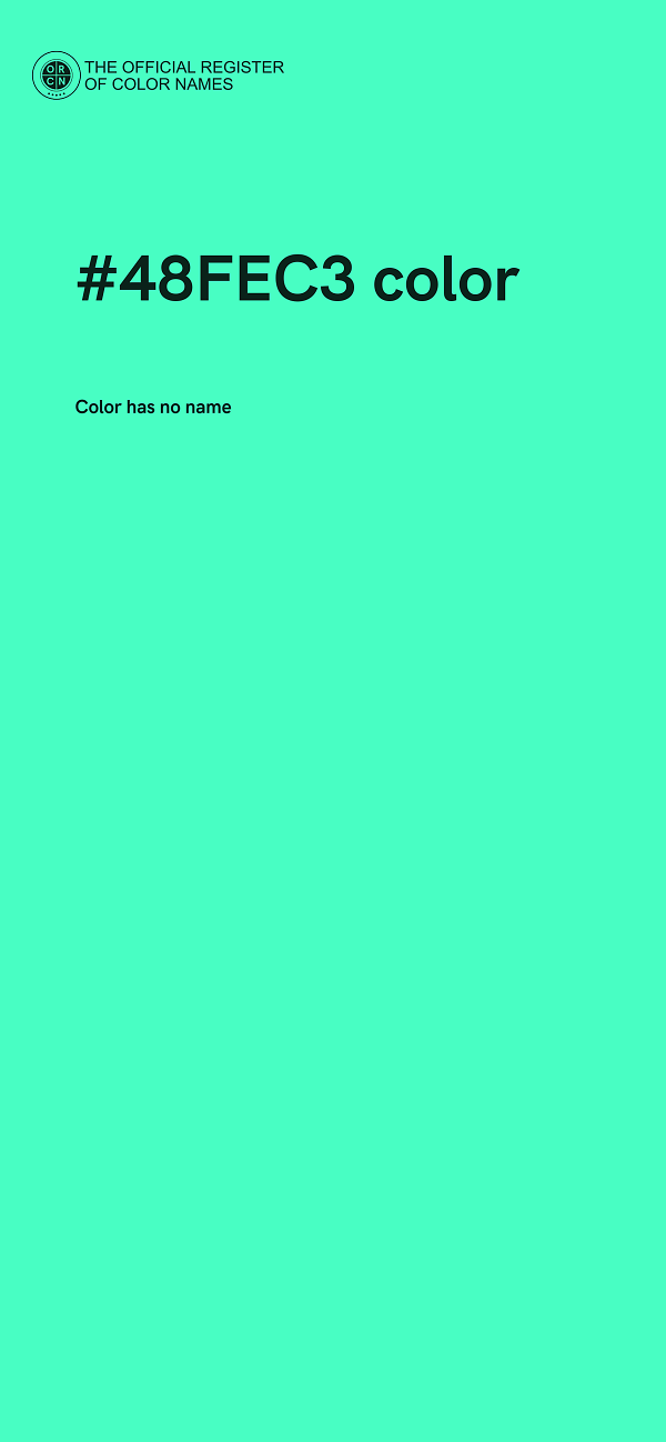 #48FEC3 color image