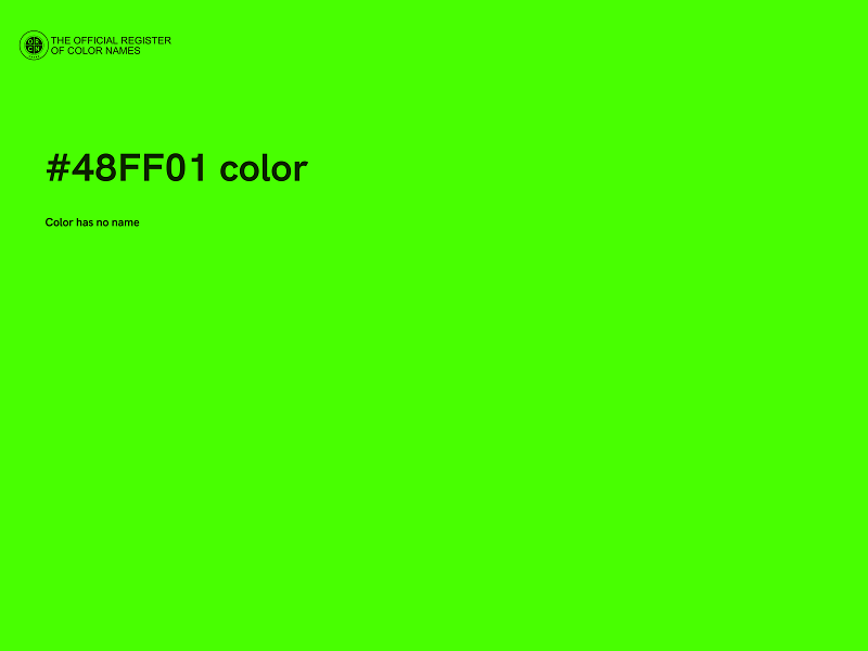 #48FF01 color image