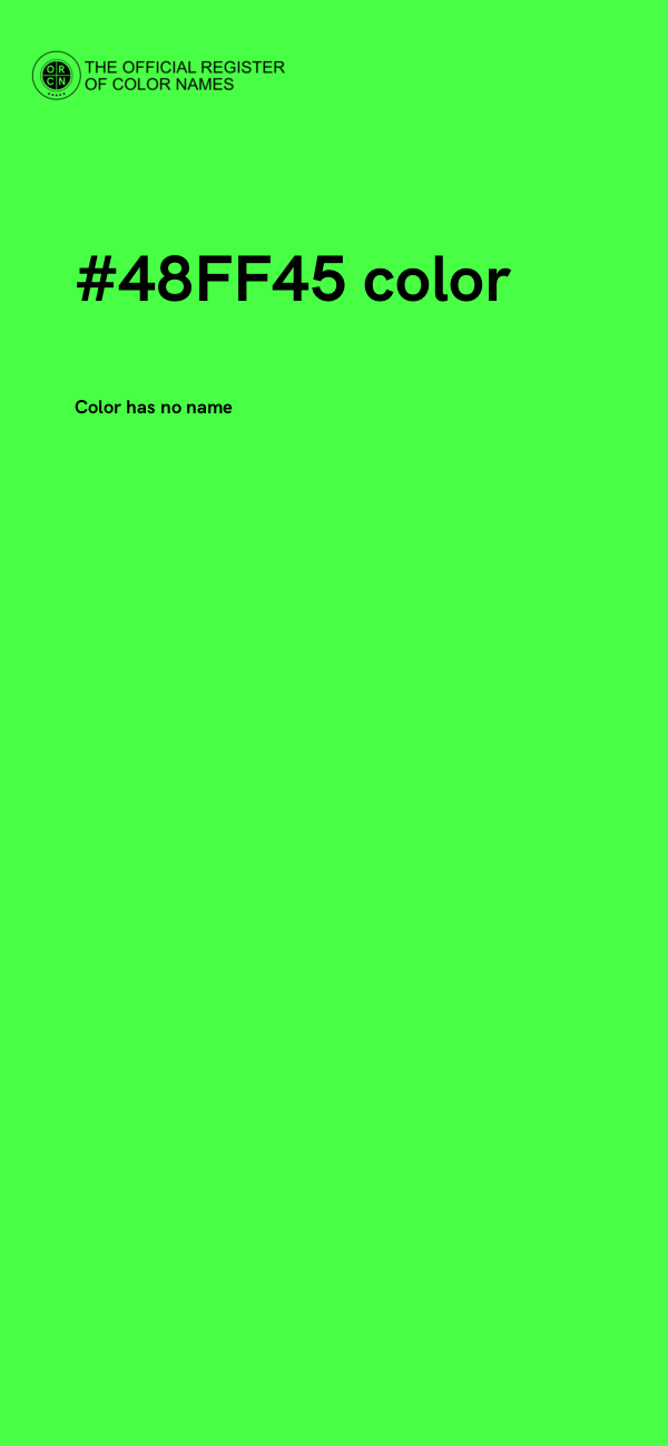 #48FF45 color image
