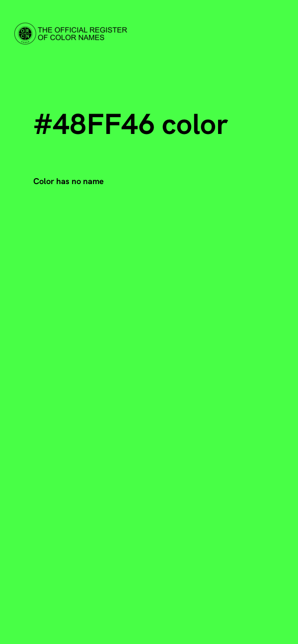 #48FF46 color image