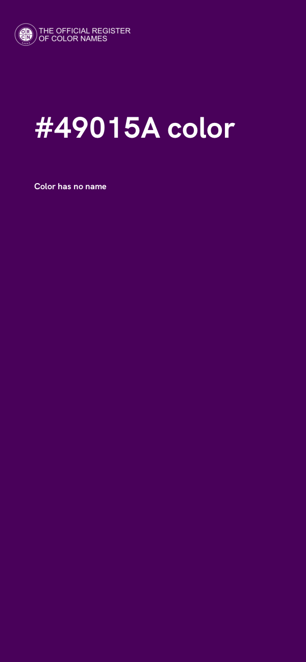 #49015A color image