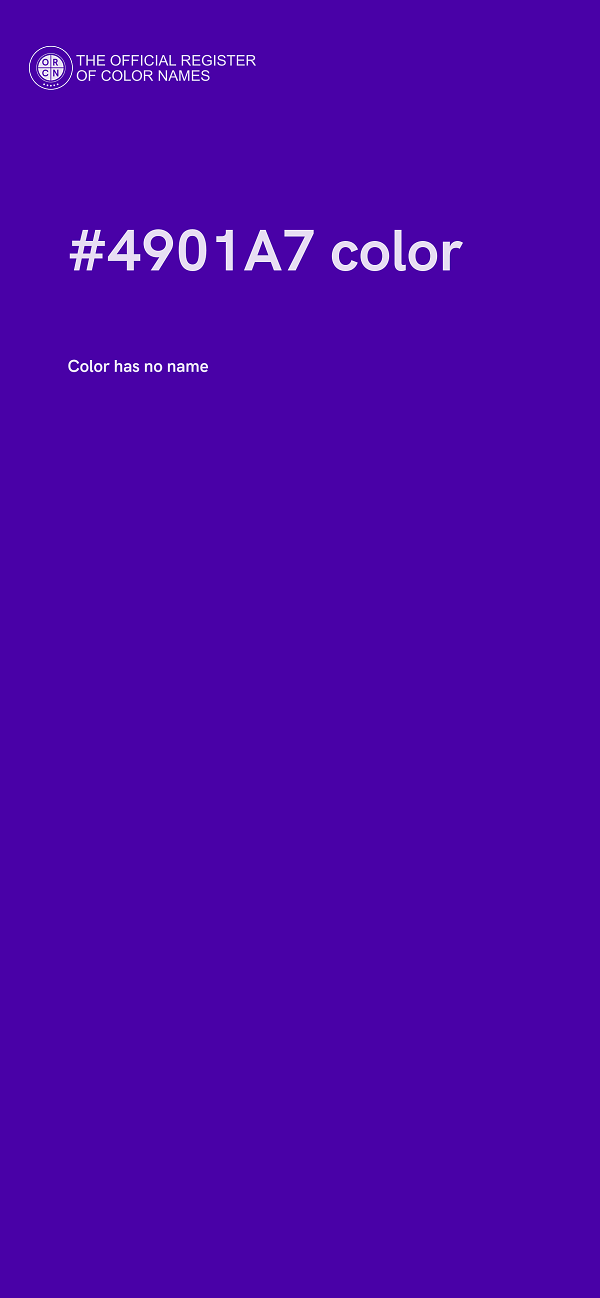#4901A7 color image