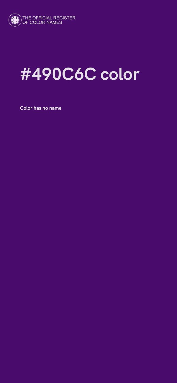 #490C6C color image