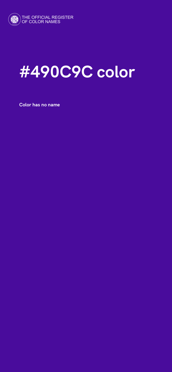 #490C9C color image