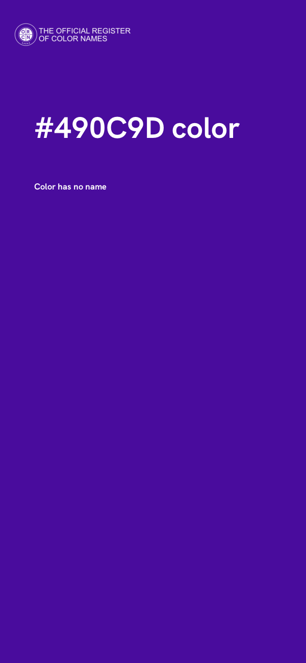 #490C9D color image