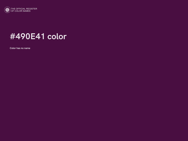 #490E41 color image