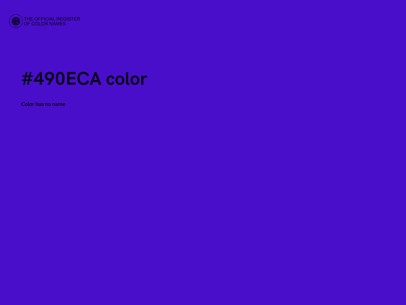 #490ECA color image