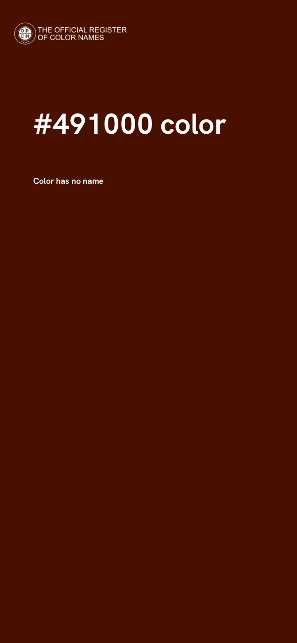 #491000 color image
