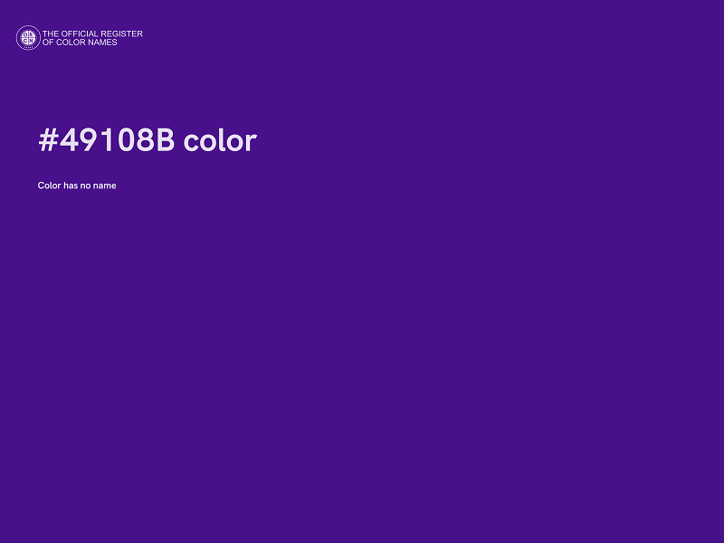 #49108B color image