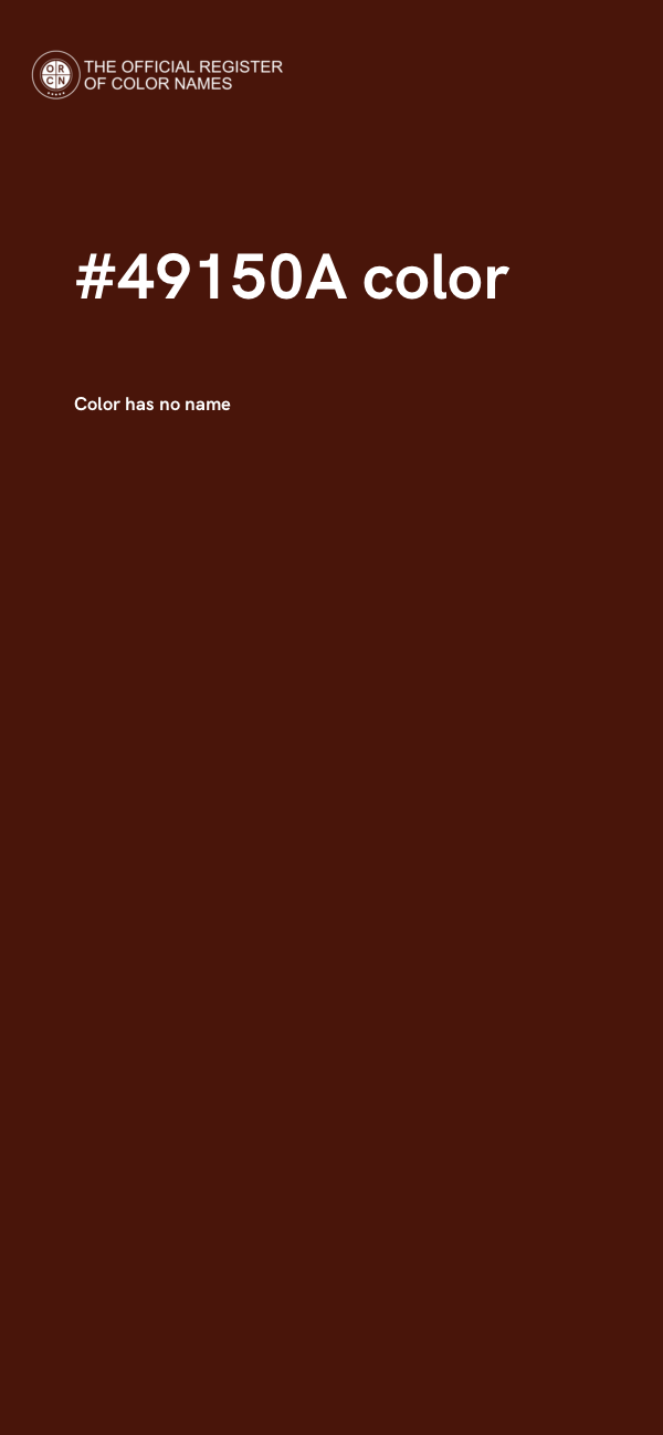 #49150A color image