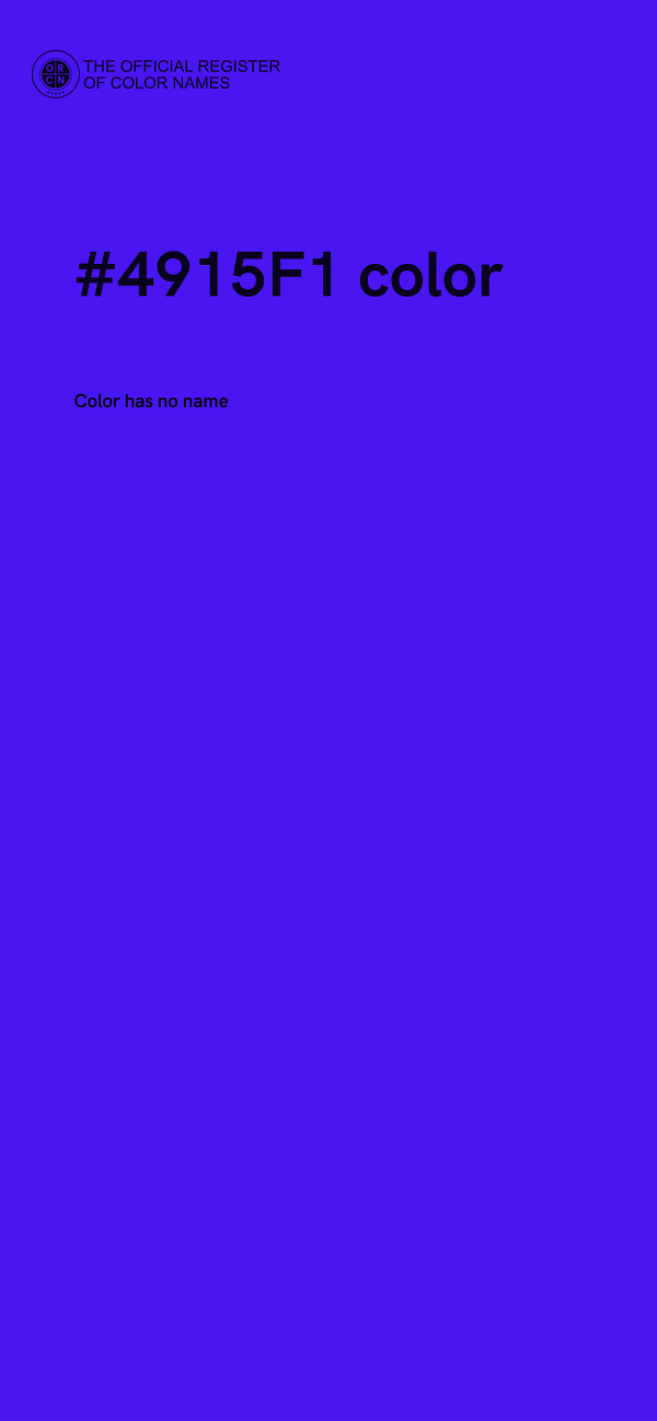 #4915F1 color image