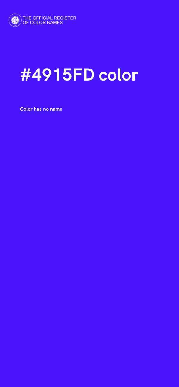 #4915FD color image