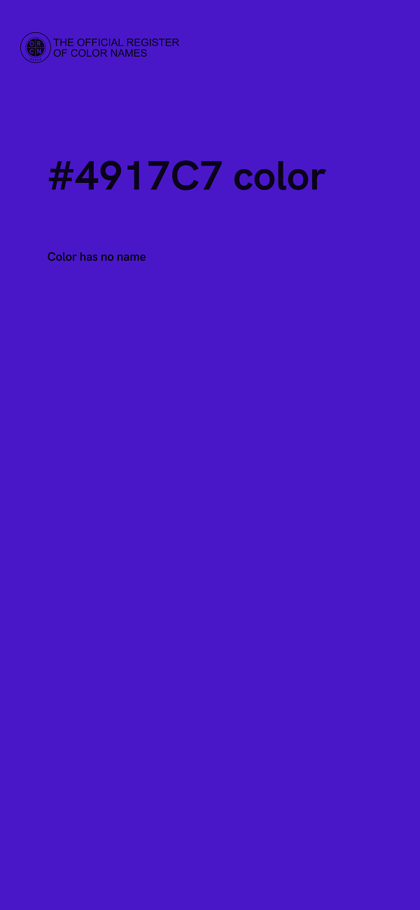 #4917C7 color image