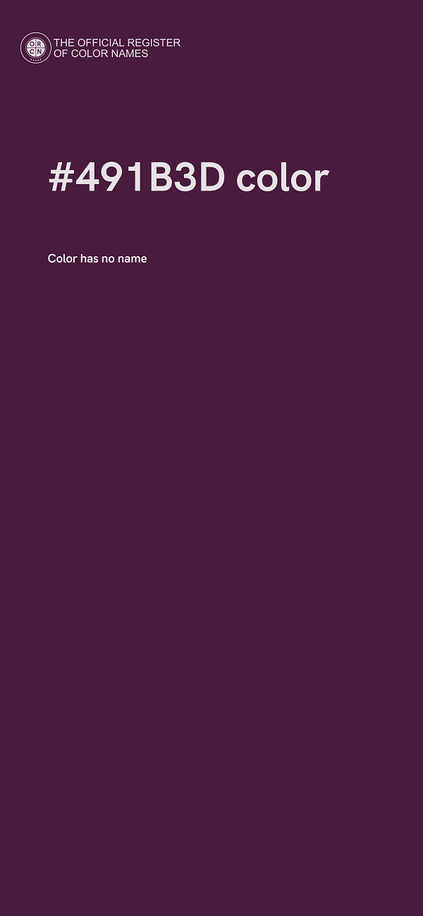 #491B3D color image