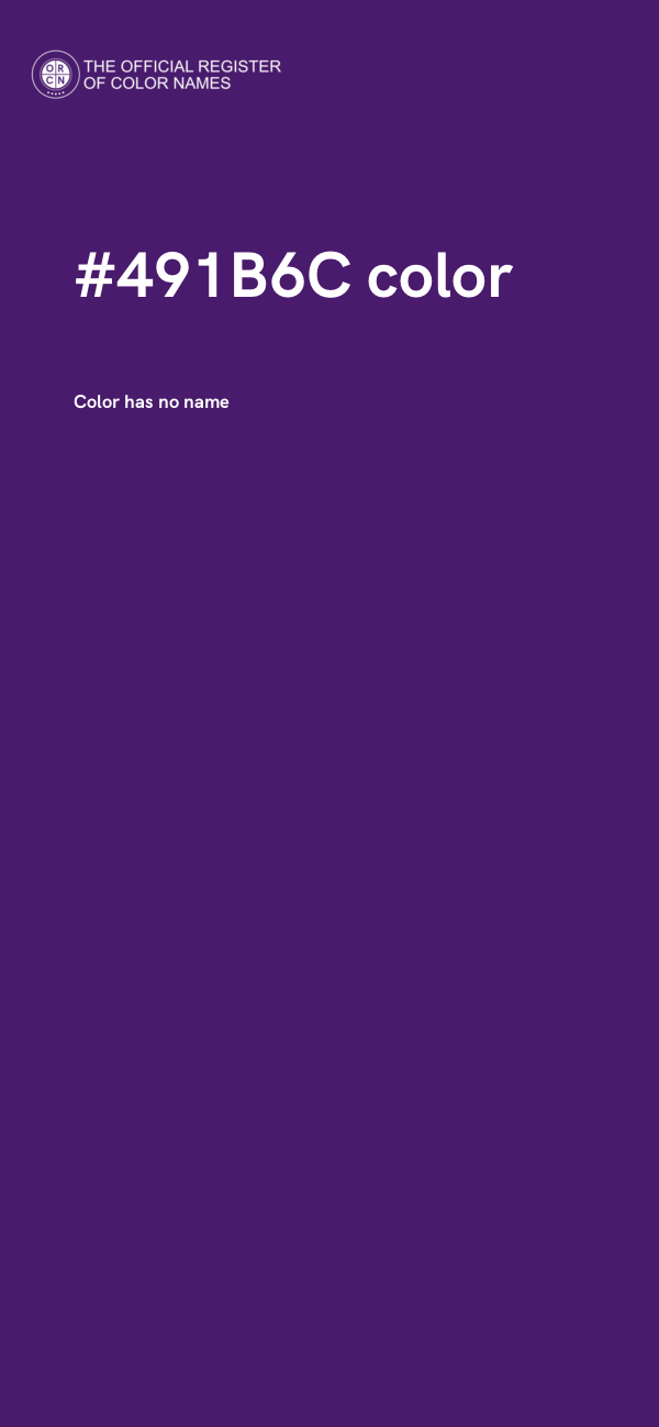 #491B6C color image