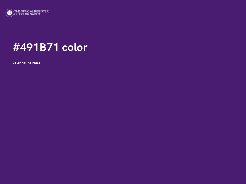 #491B71 color image