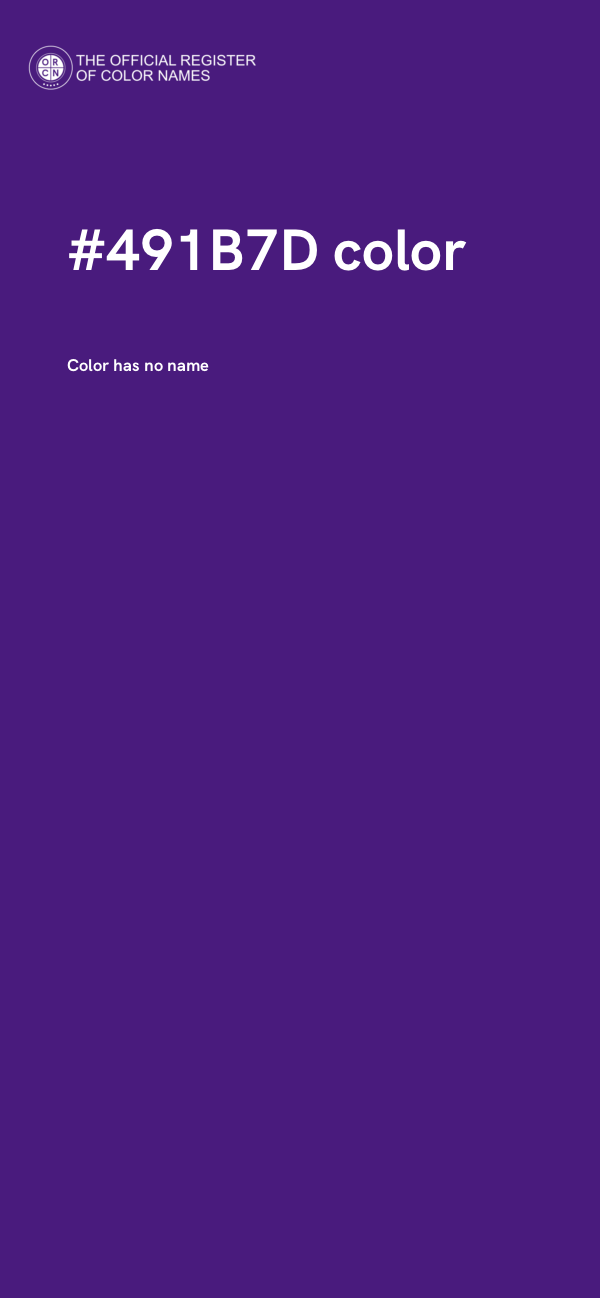 #491B7D color image