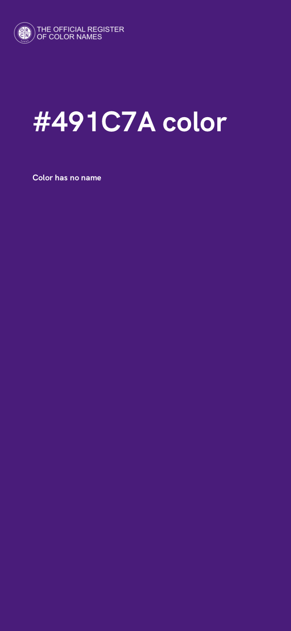 #491C7A color image