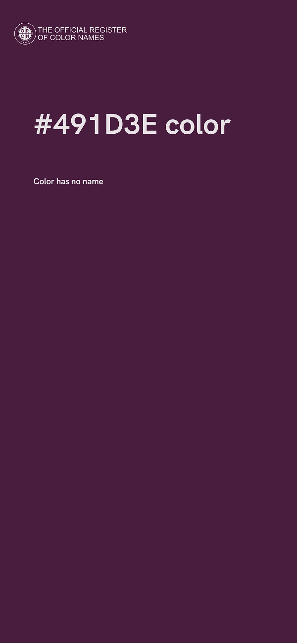 #491D3E color image
