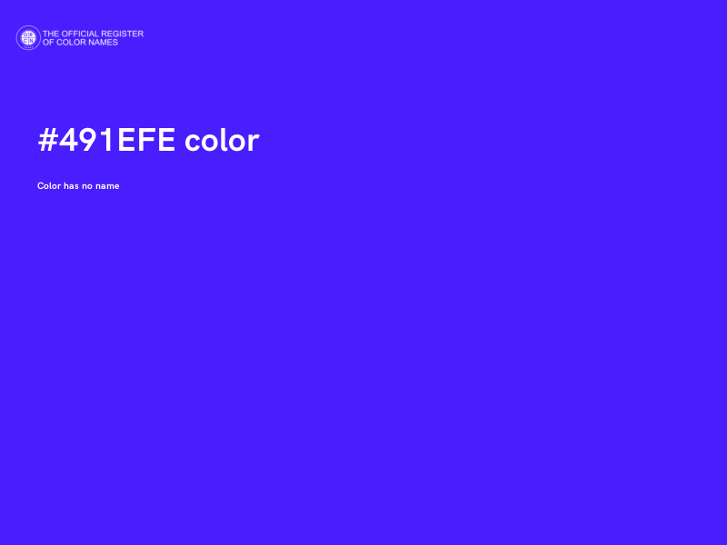 #491EFE color image