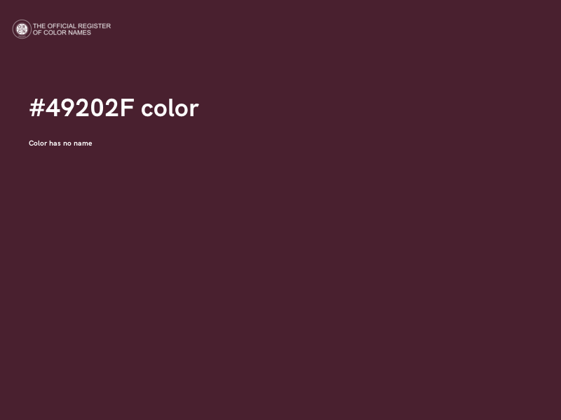 #49202F color image