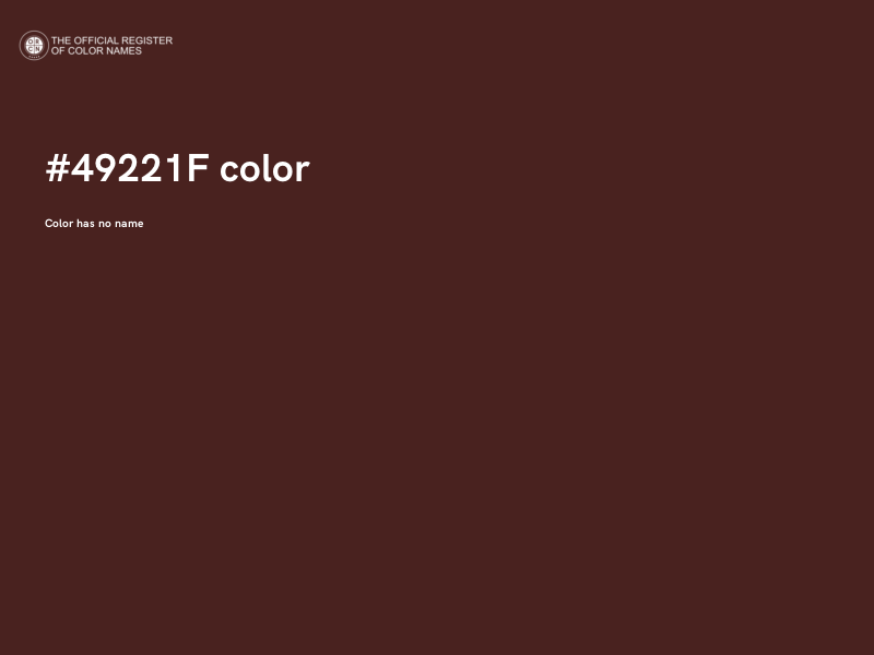 #49221F color image