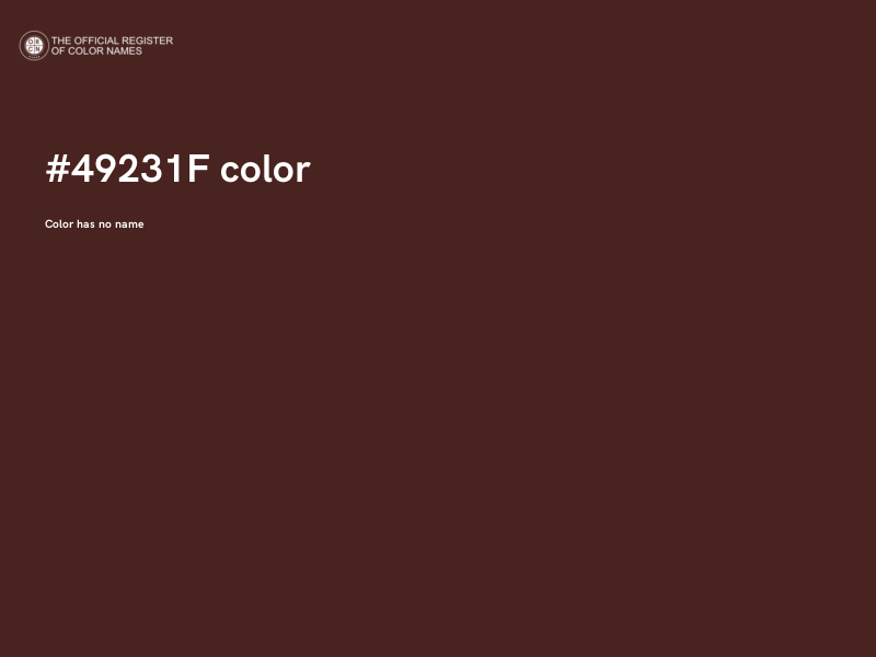 #49231F color image