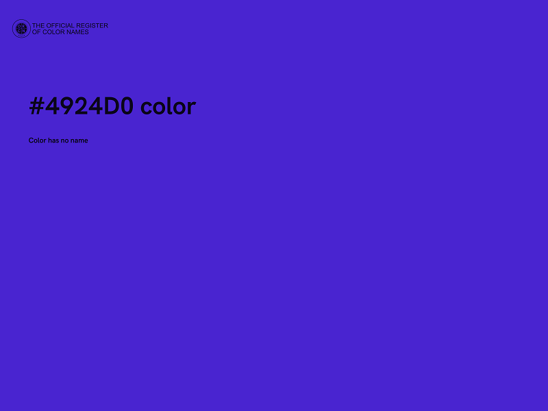 #4924D0 color image