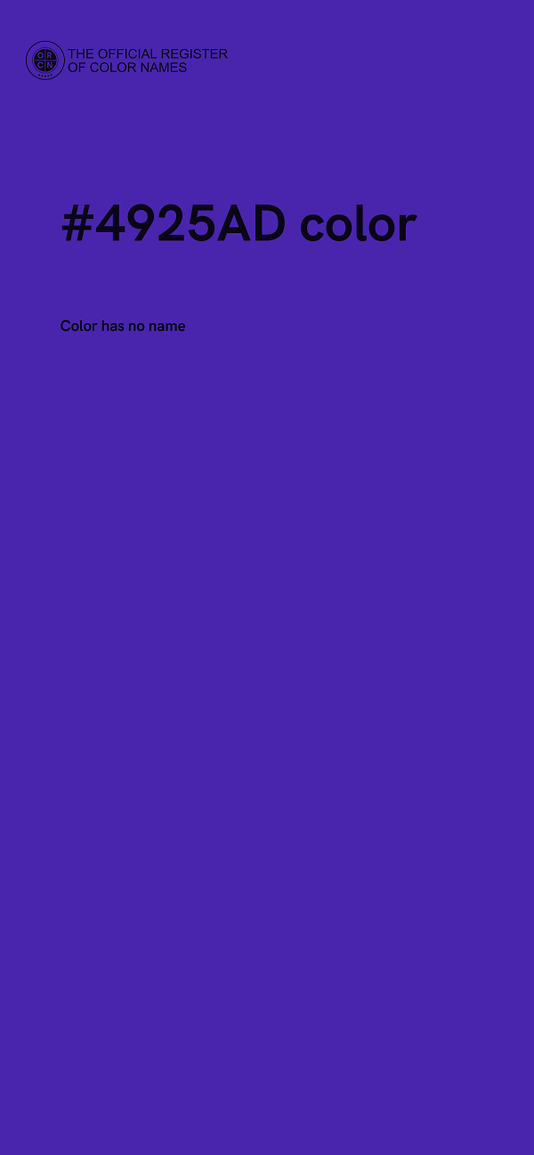 #4925AD color image