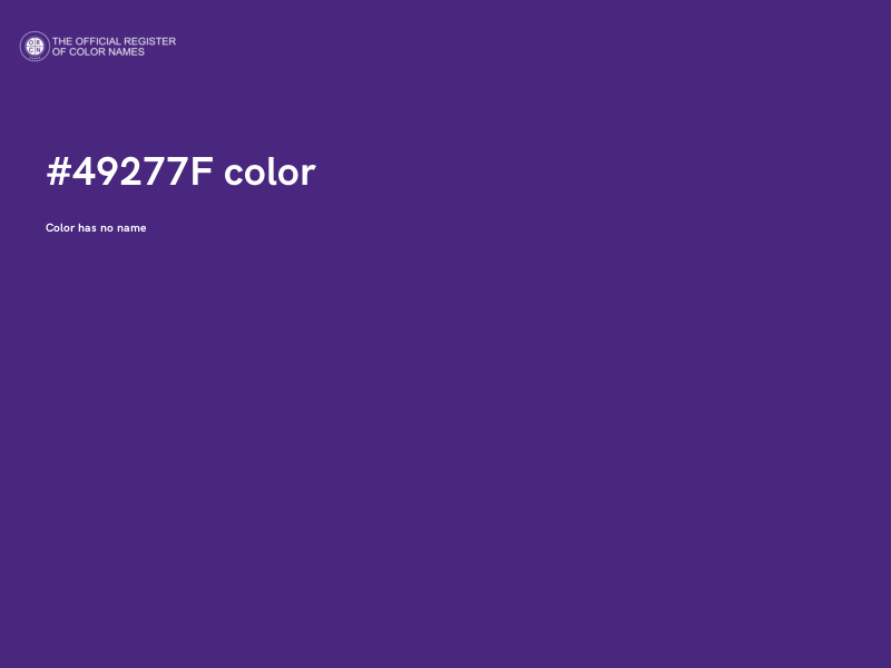 #49277F color image