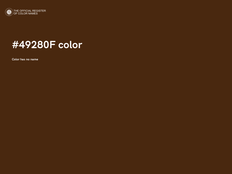 #49280F color image