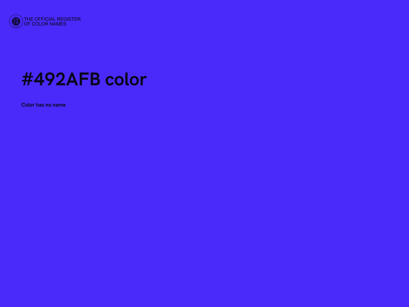 #492AFB color image