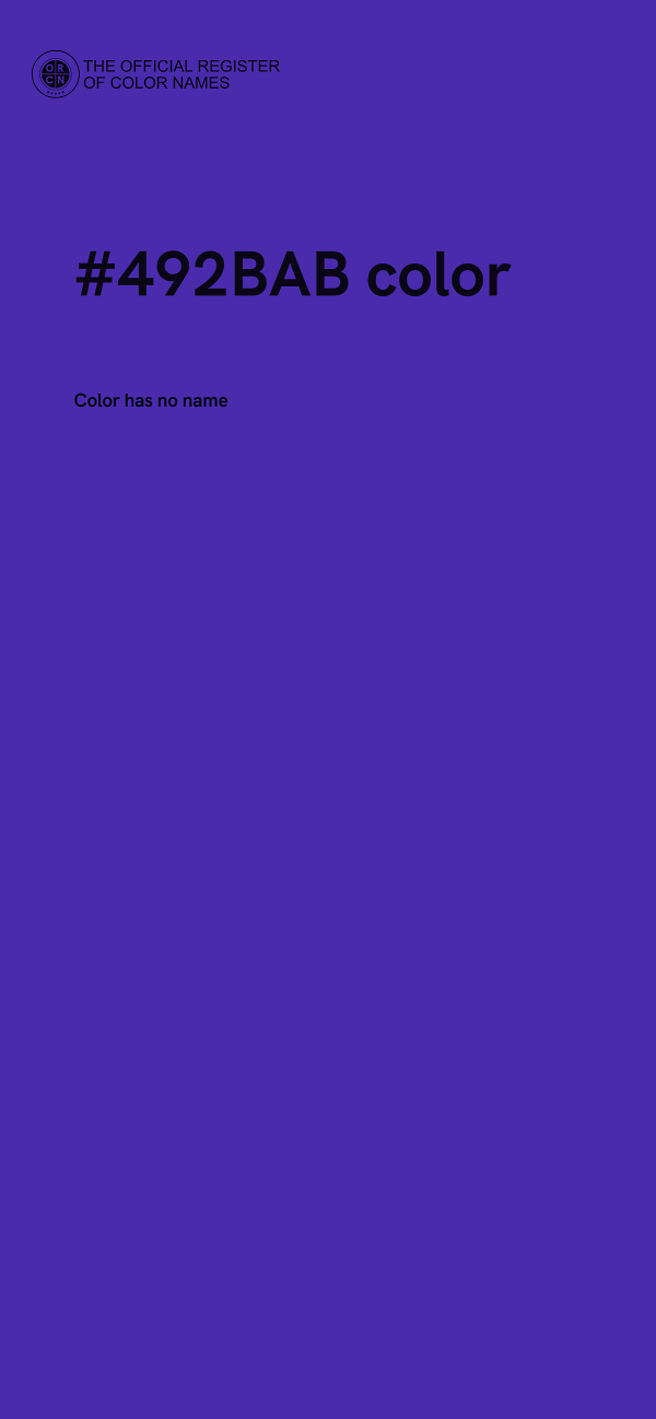 #492BAB color image