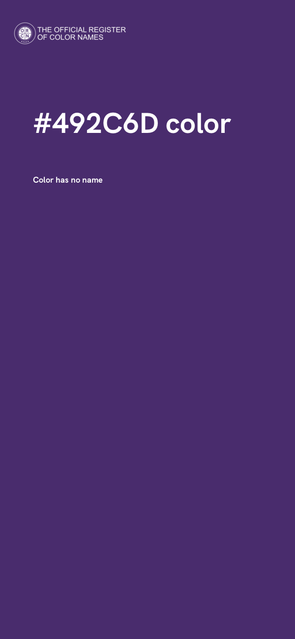 #492C6D color image