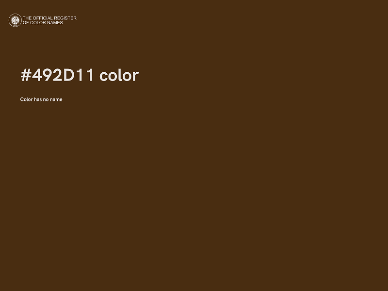 #492D11 color image