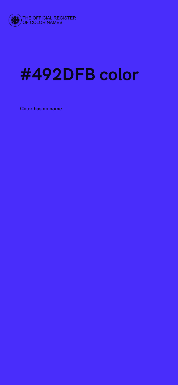 #492DFB color image