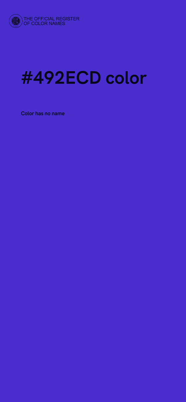 #492ECD color image