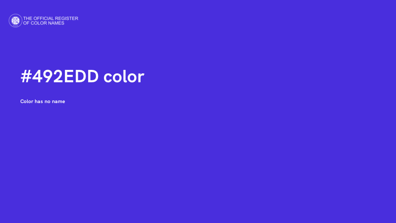#492EDD color image