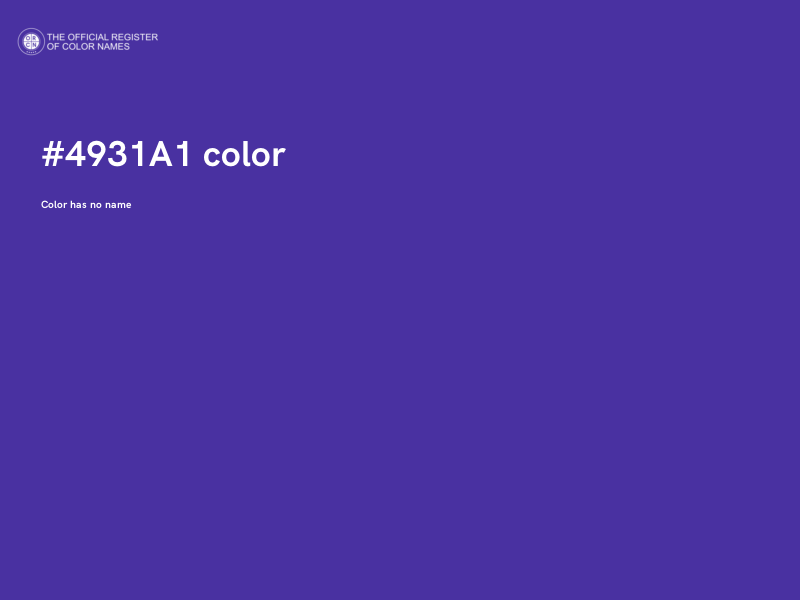 #4931A1 color image