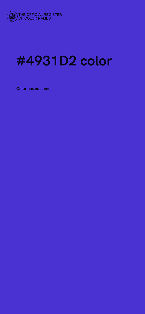 #4931D2 color image