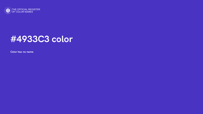 #4933C3 color image