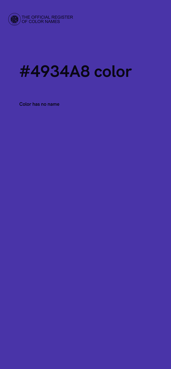 #4934A8 color image