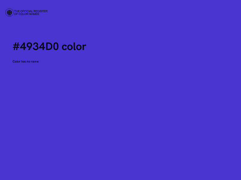 #4934D0 color image