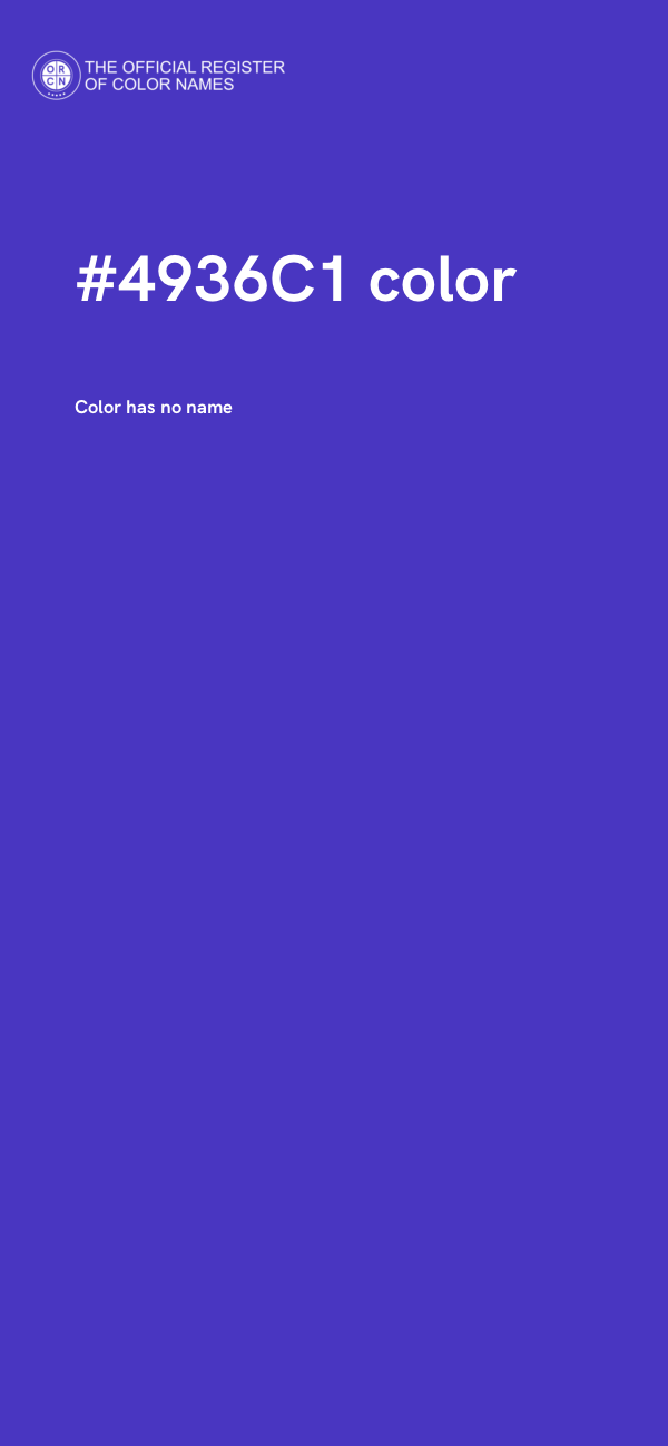 #4936C1 color image