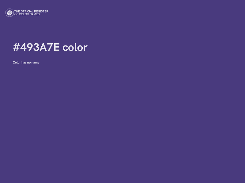 #493A7E color image
