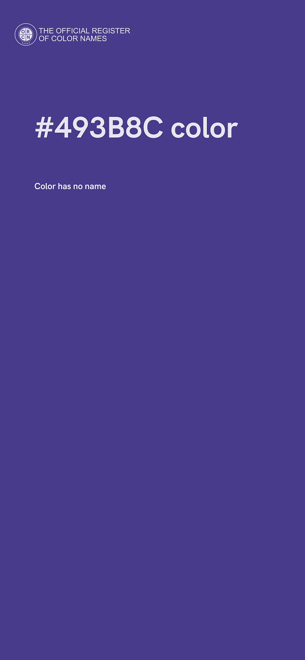 #493B8C color image