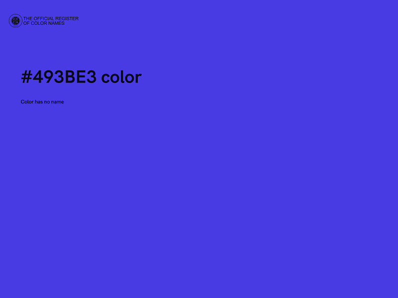 #493BE3 color image