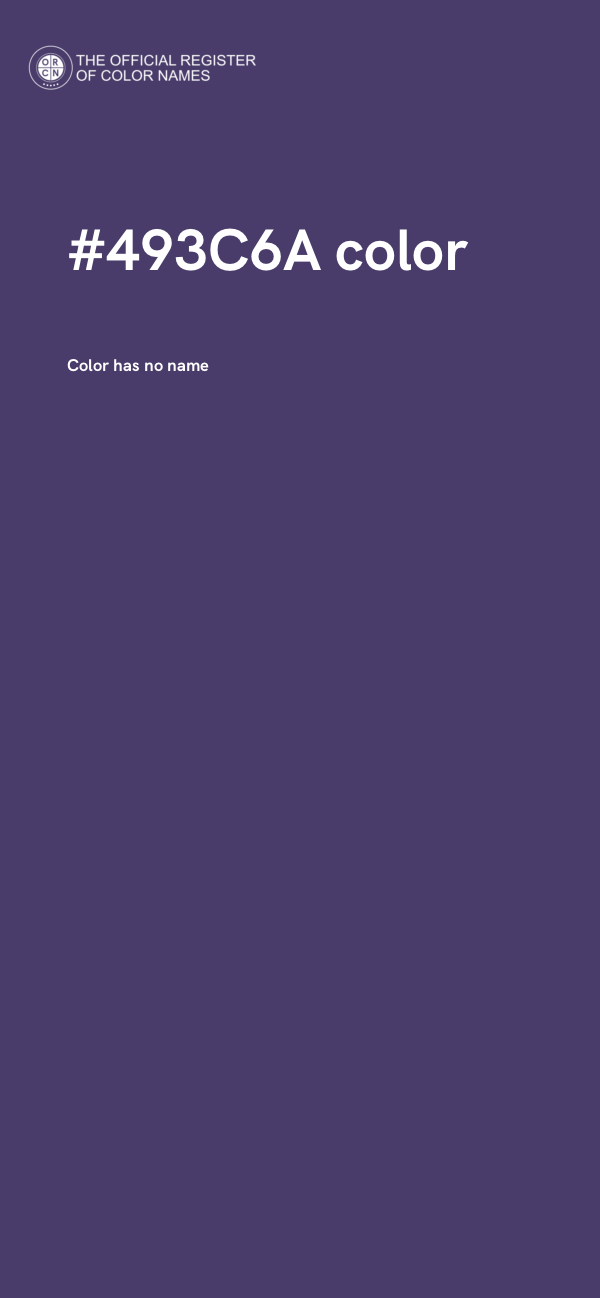 #493C6A color image