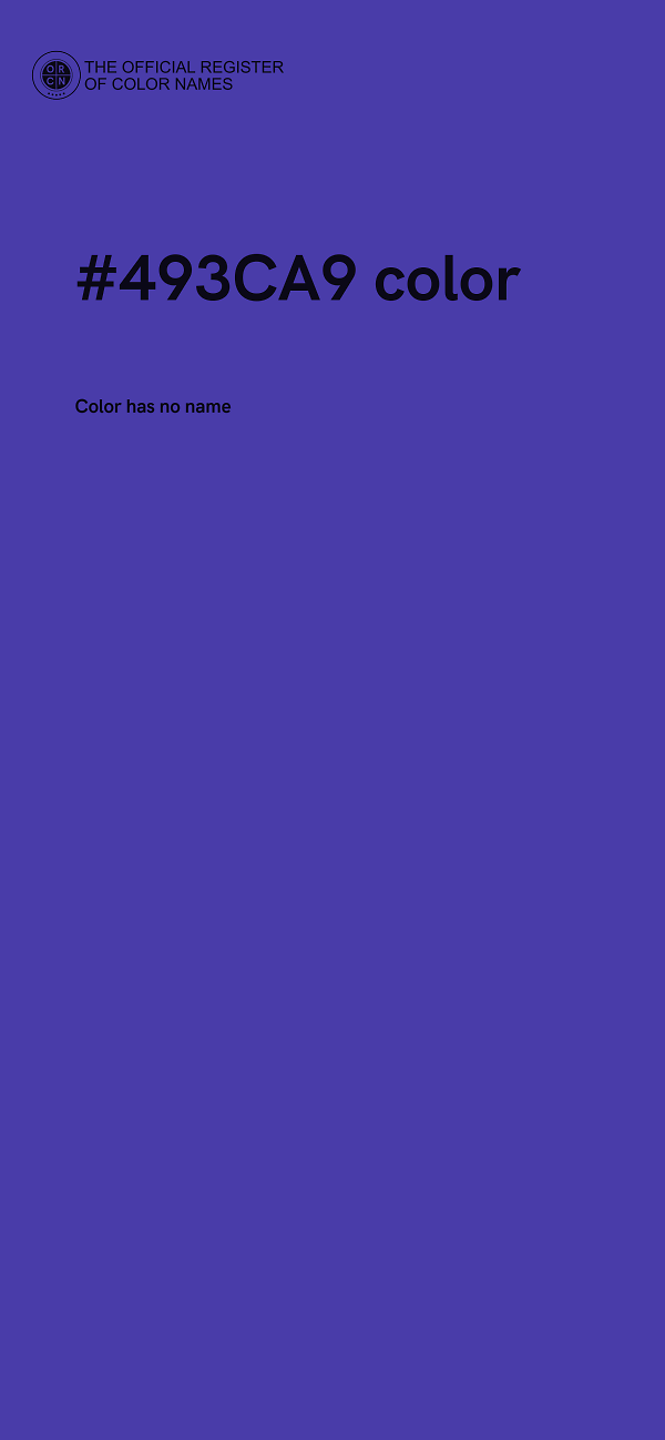 #493CA9 color image