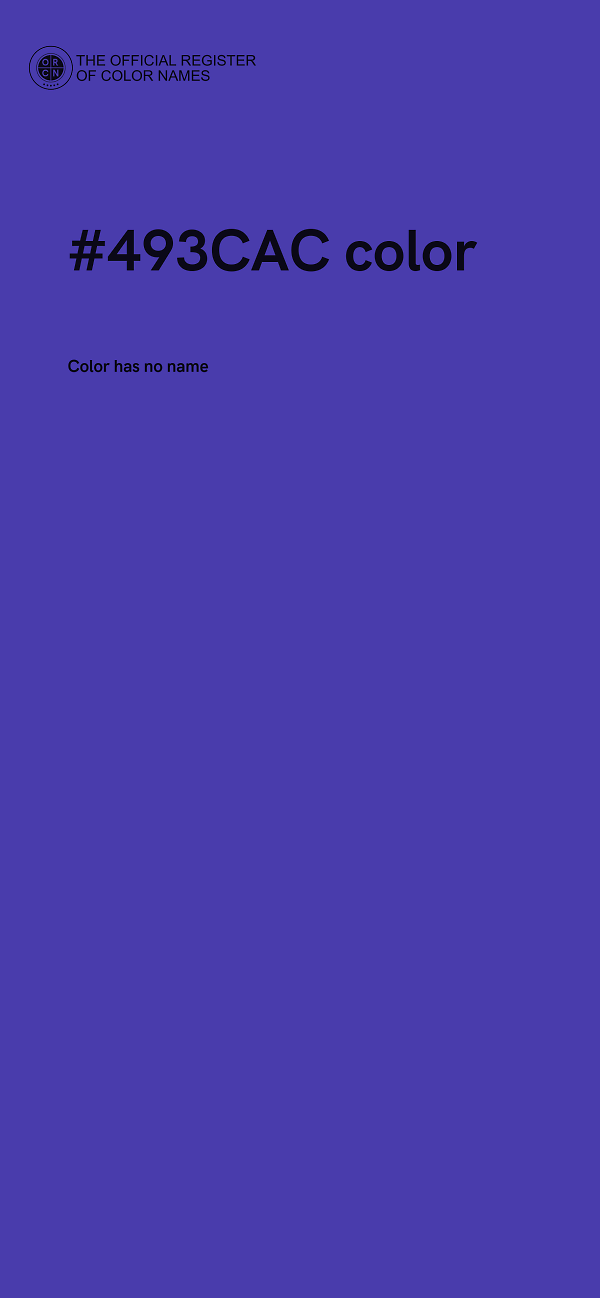 #493CAC color image